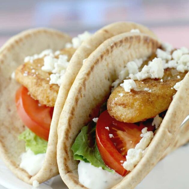 Grilled Fish Gyro Combo