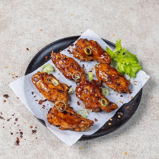 6 Pcs BBQ Wings Only